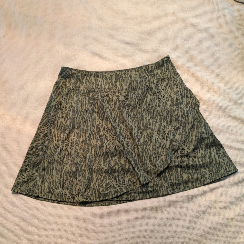 Eddie Bauer faux wrap skirt